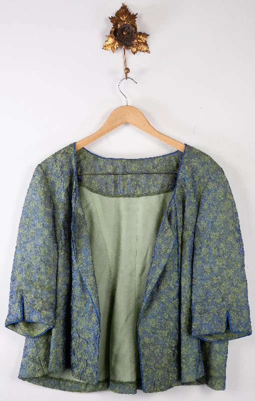 Cozy Layers Wonderful Edge to Edge Vintage Green Jacket (O/S)