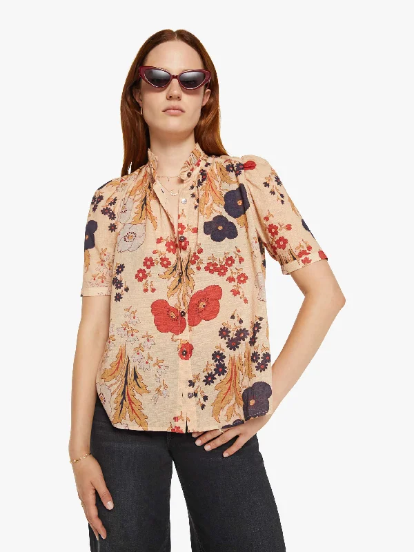 Versatile Style Alix of Bohemia Winnie Shirt - Vintage Poppy