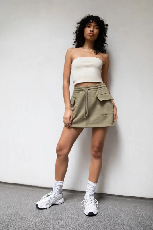 Cozy Shirts CARGO MINI SKIRT