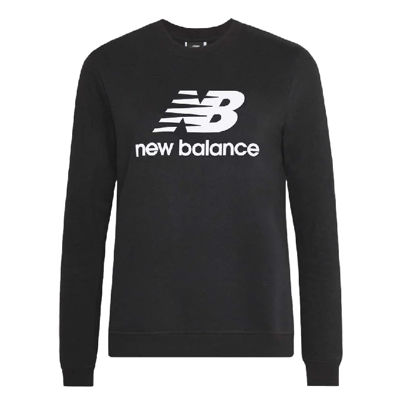 Relaxed Tops New Balance - Women's Stacked Logo Sweatshirt (WT31532 BK)