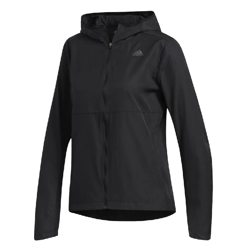 Classic Comfort adidas - Women's Own The Run Hooded Windbreaker Jacket (FM6928)