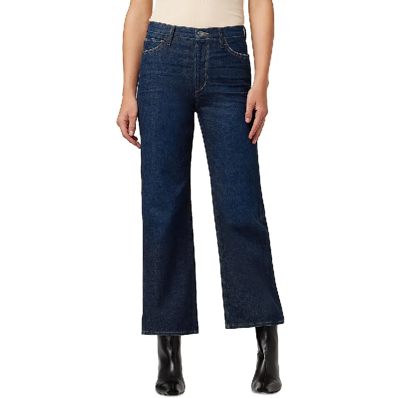 Stylish Ease Joe's Womens The Blake High Rise Cropped Wide Leg Jeans