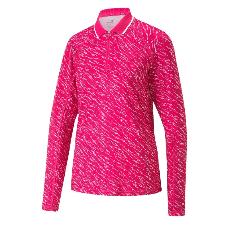 Versatile Outfits Puma - Women's YouV Whitewater Long Sleeve Polo (539036 02)