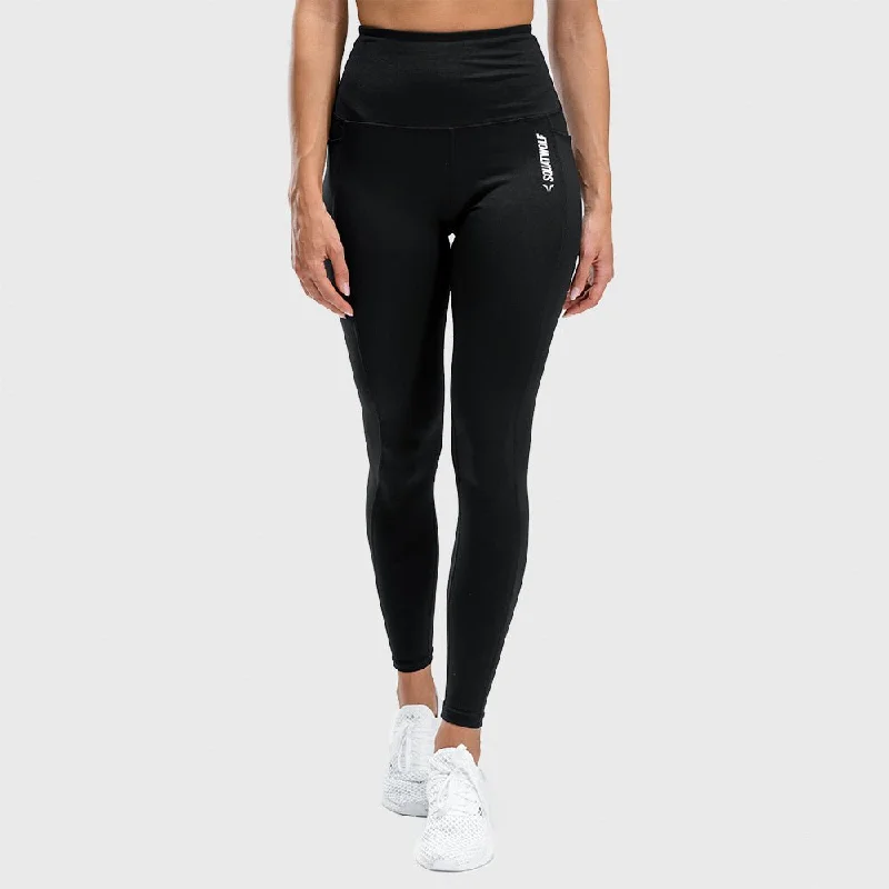 All-Day Comfort We Rise High-Waisted Leggings - Black