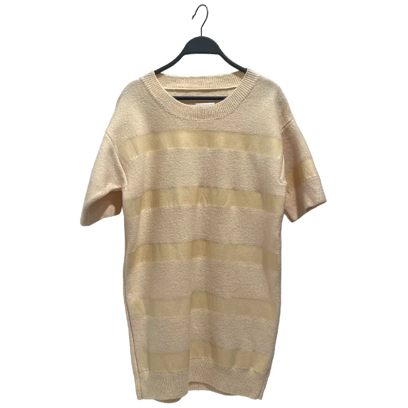 Soft Looks MM6/T-Shirt/S/Wool/BEG/long t shirt