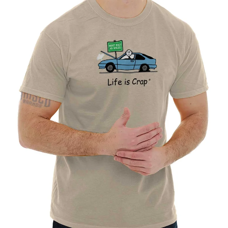 Casual Comfort Broken Down Car T-Shirt