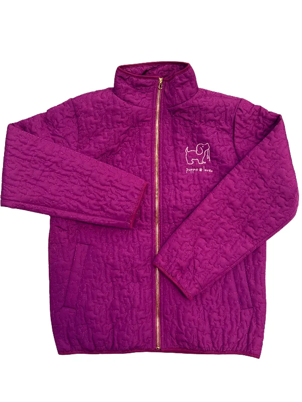 Urban Comfort QUILTED JACKET, BERRY