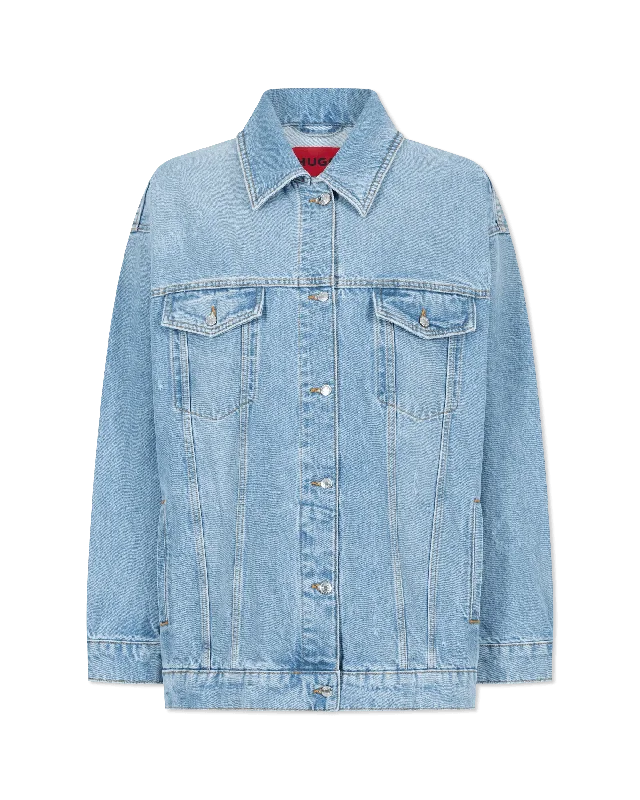 Cozy Vibes Icon Denim Jacket