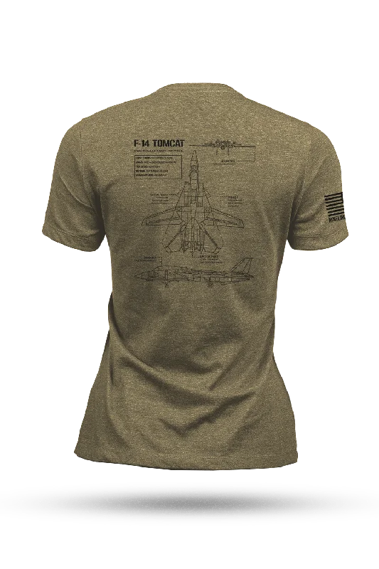 Breathable Style F-14 Tomcat Schematic - Women's T-Shirt