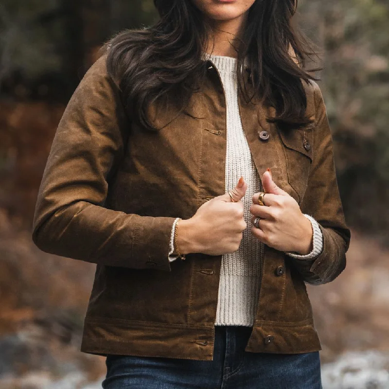 Fashionable Ease Waxed Canvas Field Jacket | Coyote