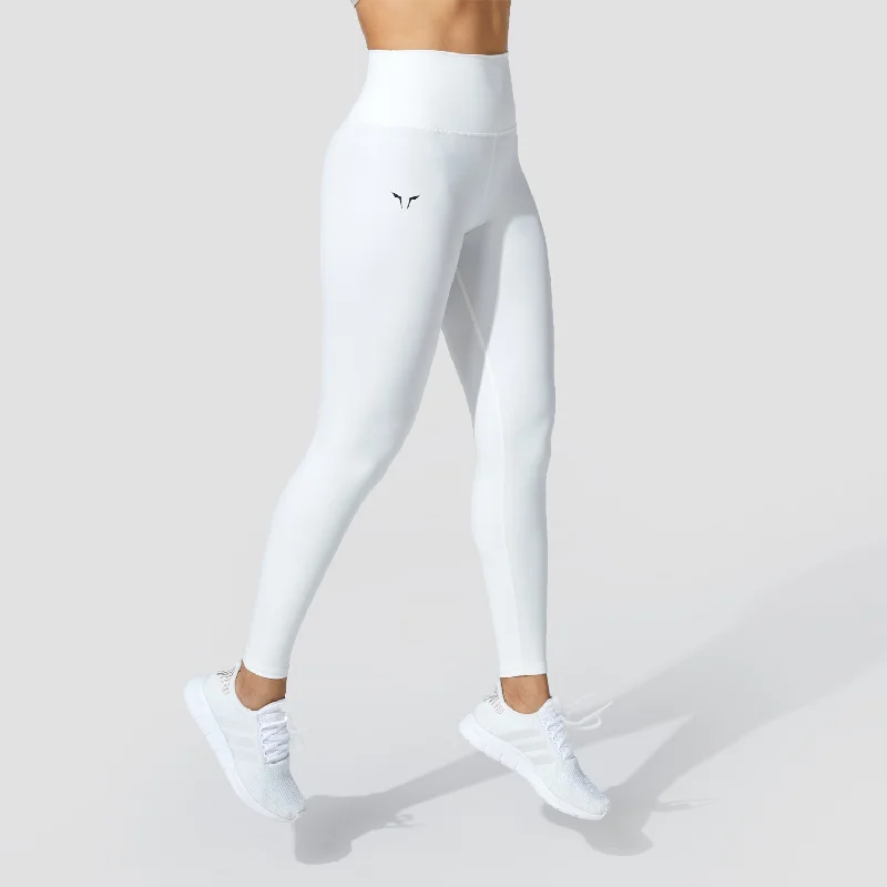 Cozy Vibes Graphic Wordmark Leggings - Star White