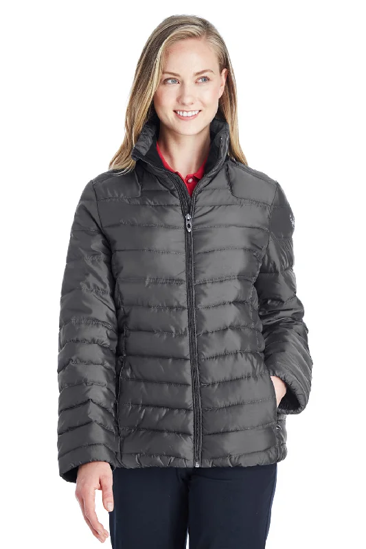 Luxe Comfort Spyder Womens Supreme Puffer Full Zip Jacket - Polar Grey