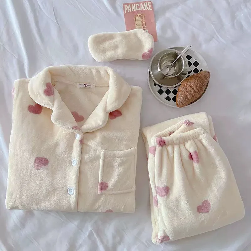 Elegant Wear Casper Fleece 3 pc Nightsuit