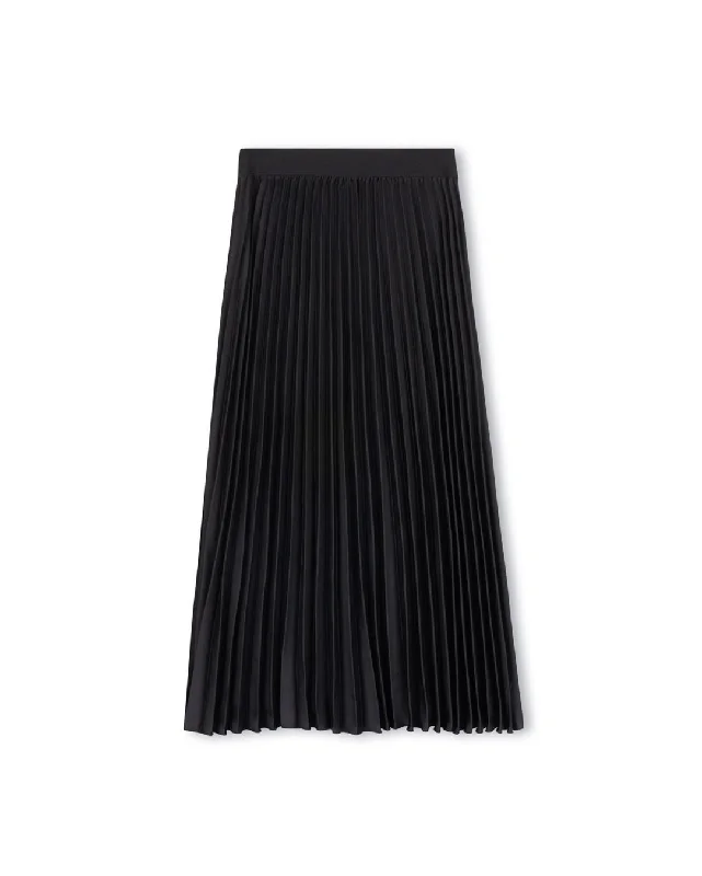 Warm Wear Silky Pleated Skirt