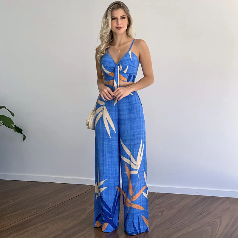 Lounge Chic Summer Vest Two Pieces Women Suits