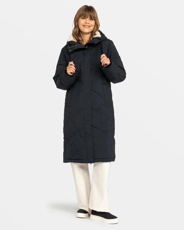 Timeless Comfort Ellie Insulated Snow Jacket - True Black