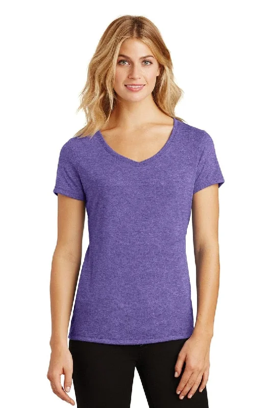 Comfortable Sweaters District ®  Women's Perfect Tri ®  V-Neck Tee. DM1350L, Basic Colors