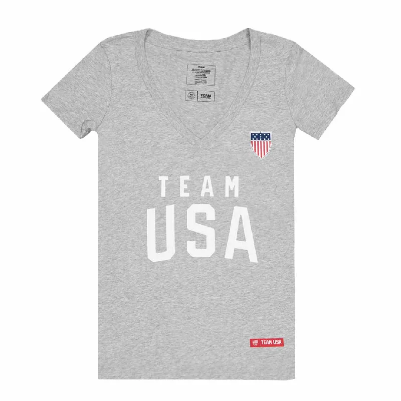 Cozy Footwear Women's Team USA Olympic T-Shirt (K9MPHOXUS)