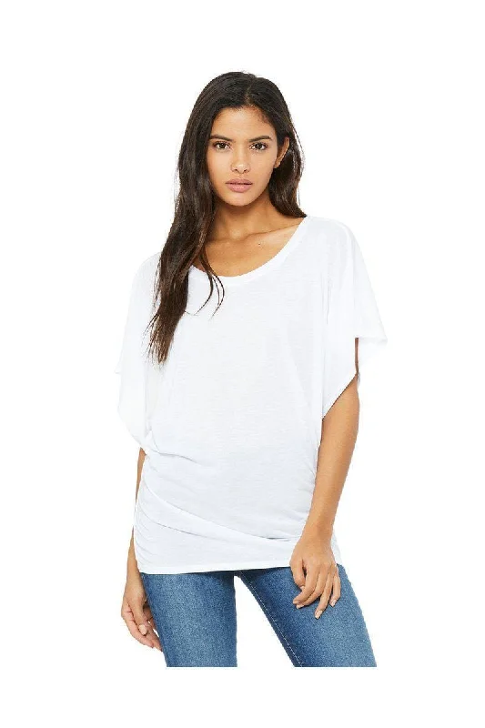 Cozy Sweaters Bella + Canvas 8821: Ladies Flowy Draped Dolman T-Shirt