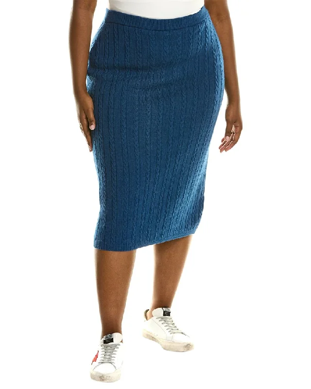 Timeless Style Marina Rinaldi Gala Wool & Alpaca-Blend Skirt