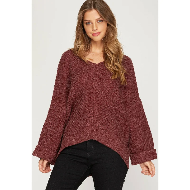 Comfy Chic Hi Low Sweater