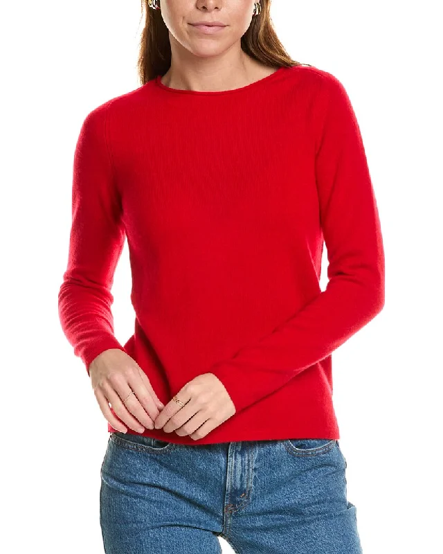 Versatile Casuals sofiacashmere Relaxed Crewneck Cashmere Sweater