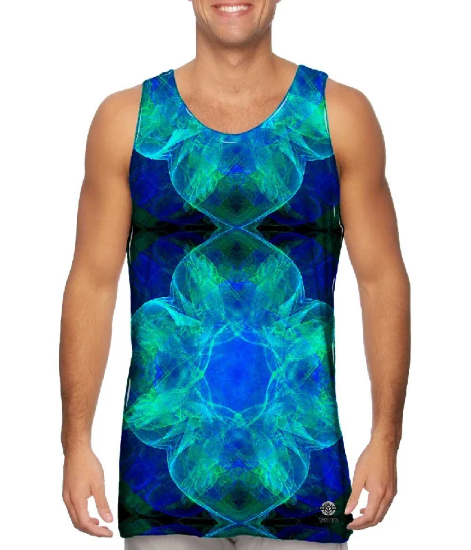 Smart Comfort Wear Green Blue Fractal Jelly Fish