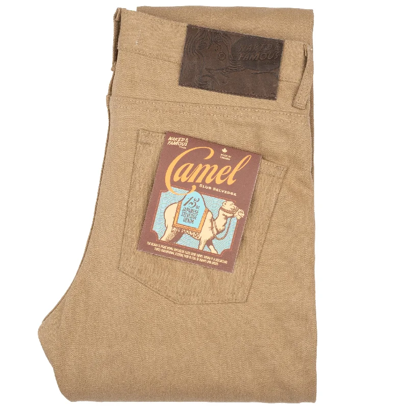 Stylish Wear Super Guy - Camel Slub Selvedge