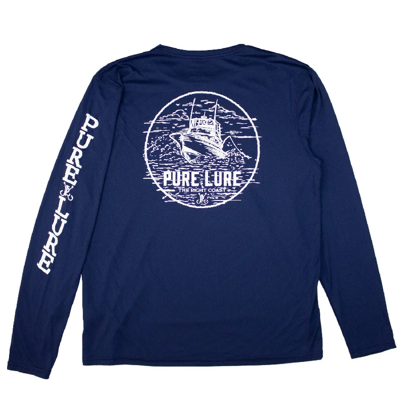 Simple Elegance Ship At Sea Performance Sun Shirt