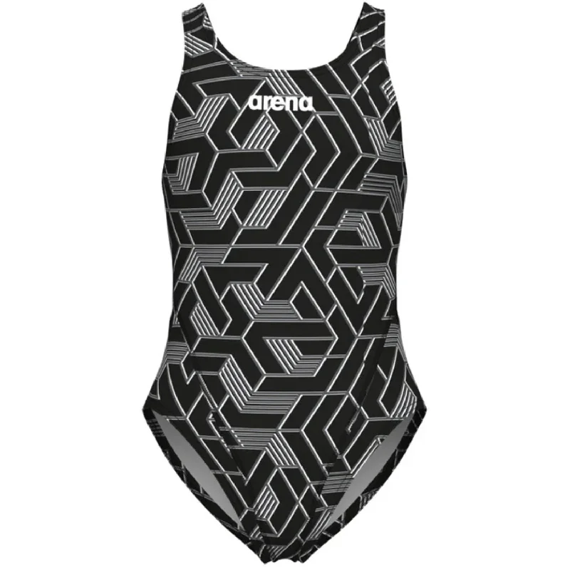 Breathable Style Arena Black-Team Black Escape Swimsuit Swim Tech L