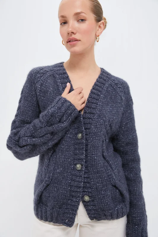 Versatile Style Dark Grey Vilnele Cardigan