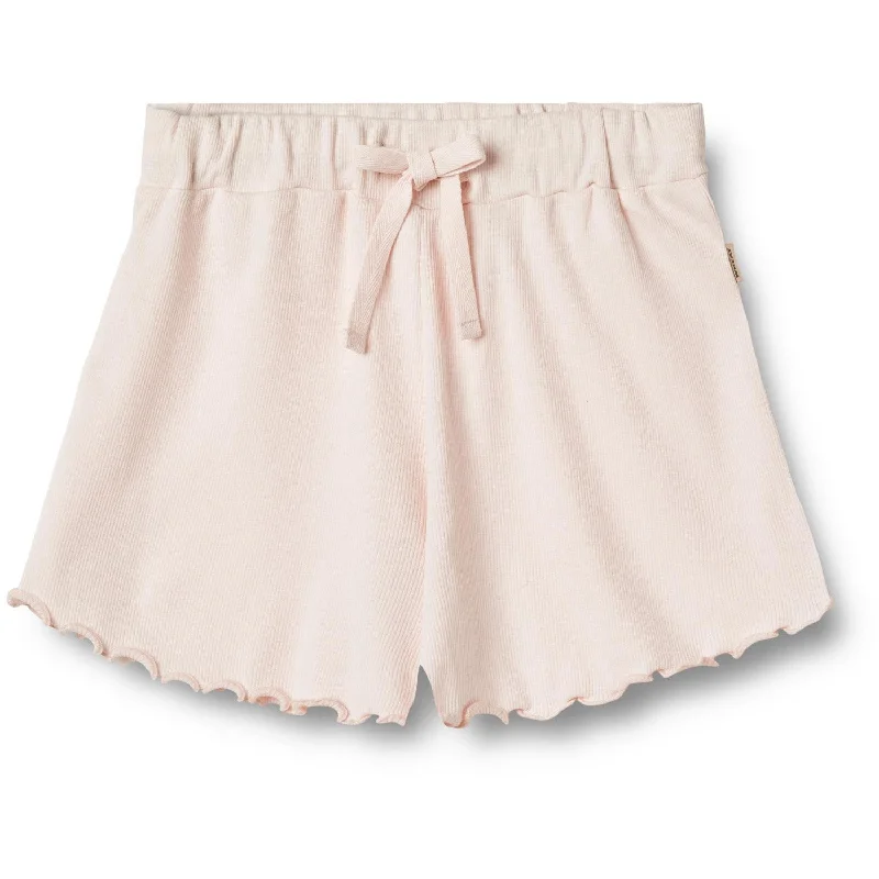 Comfortable Sweaters Wheat Soft Rose Rib Shorts Gertrud