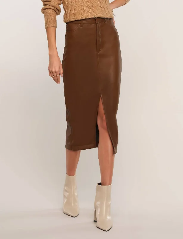 Effortless Dressing Jae Skirt In Mocha