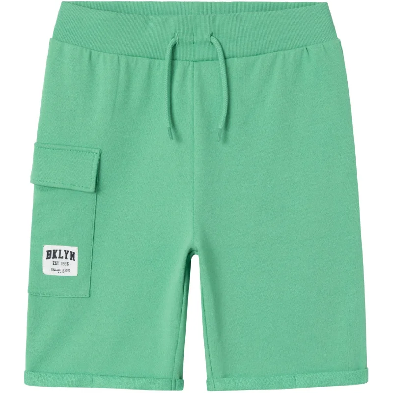 Chic Outfits Name It Green Spruce Jenas Long Sweat Shorts