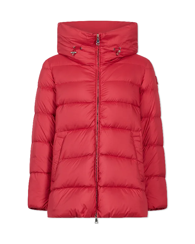 Easygoing Style A-Shape In Cocoon Down Jacket