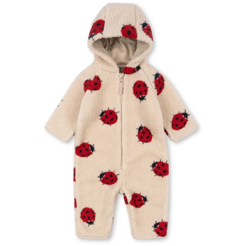 Light Comfort Konges Sløjd Ladybug Sand Jody Teddy Onesie Grs