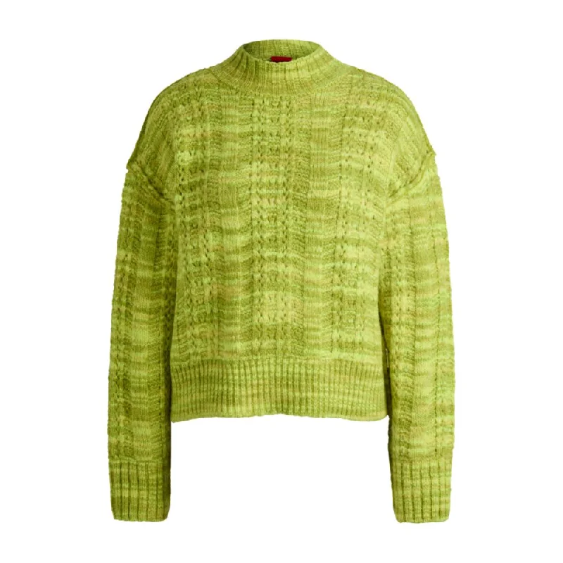 Everyday Outfits Relaxed-fit sweater in two-tone yarn