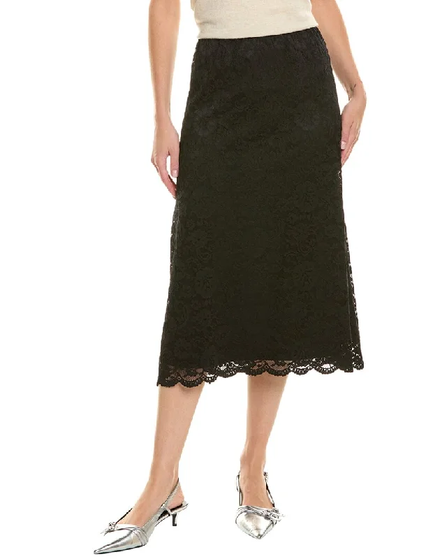 Cozy Fashion Vince Camuto A-Line Lace Skirt