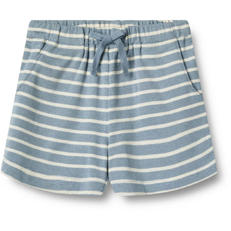 Layered Style Wheat Ashley Blue Stripe Jersey Shorts Kalle