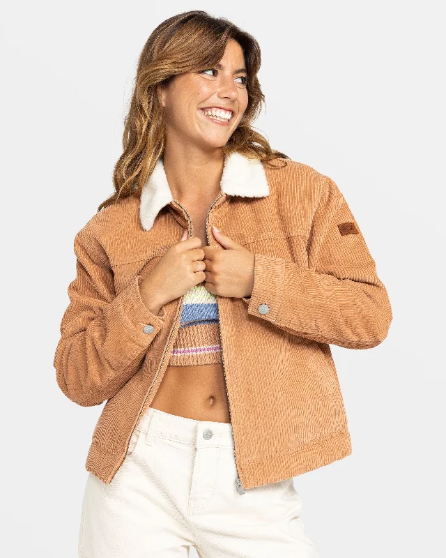 Comfy Dress Desert Spirit Corduroy Jacket - Camel