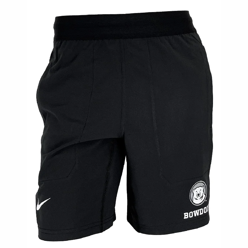 Simple Elegance Men's Player Shorts with Mascot Medallion from Nike