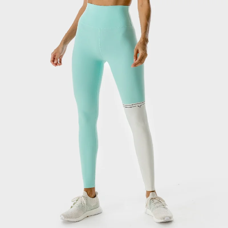 Sporty Comfort LAB360° Colour Block Leggings - Pastel Turquoise