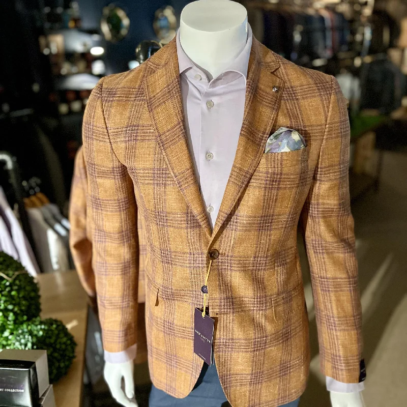 Cozy Dress Jack Victor McAllen Windowpane Check Sport Jacket