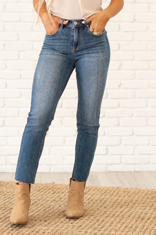 Relaxed Fit Cheryl High Rise Relaxed Skinny Jeans