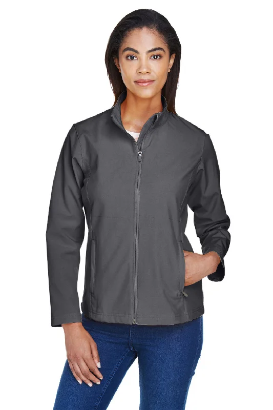 Chic Outfits Team 365 Womens Leader Windproof & Waterproof Full Zip Jacket - Graphite Grey