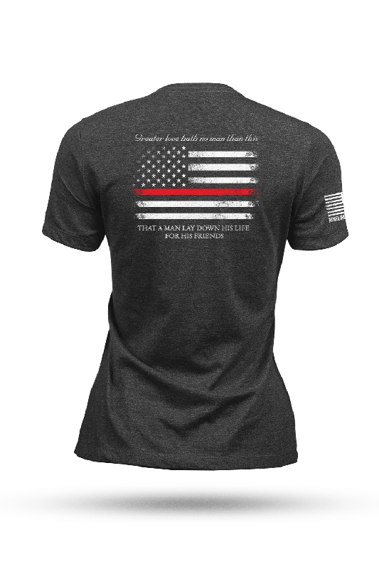 Cozy Outfit Thin Red Line - Women's T-Shirt