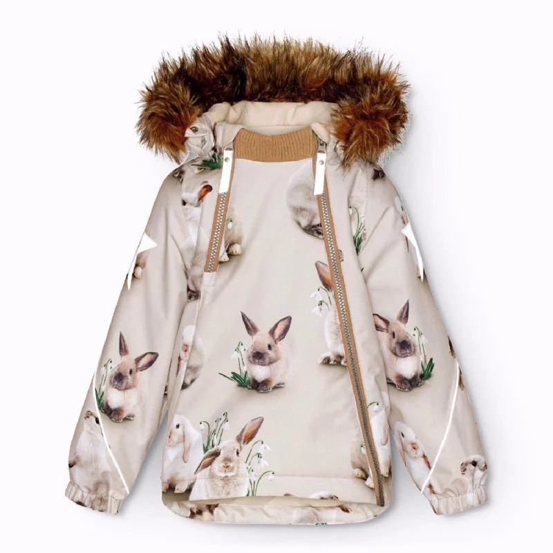 Comfy Dress Molo Winter Rabbits Hopla Fur Jacket