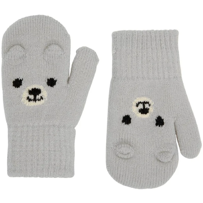 Simple Style Molo Snow Melange Kenny Knit Mittens