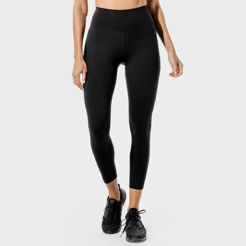 Relaxed Fit Wear Infinity Cropped 7/8 Leggings - Black