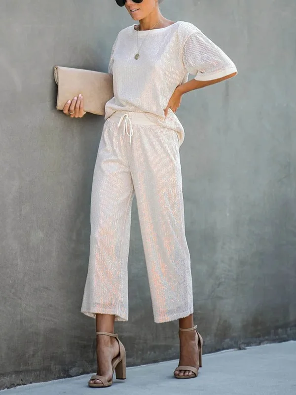 Cozy Chic Short Sleeve Loose Suit